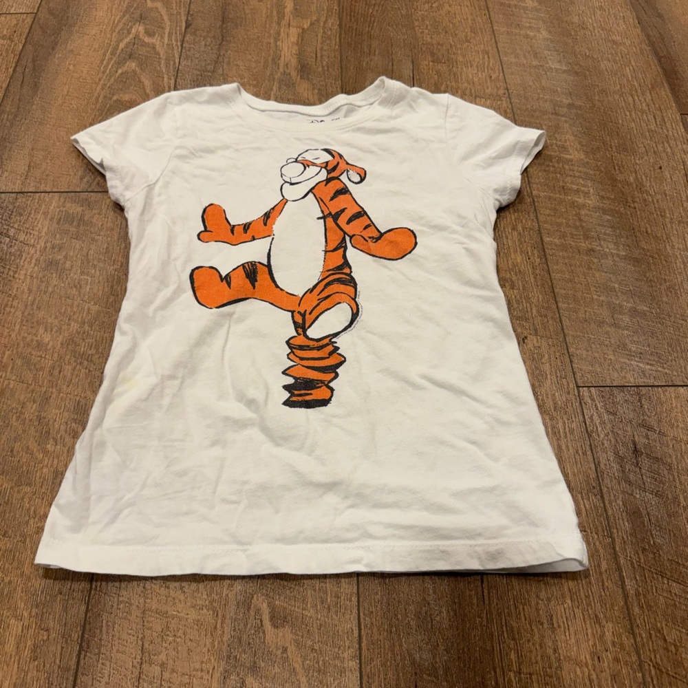 Disney Girl’s Tigger Shirt - Winnie the Pooh - Size Large